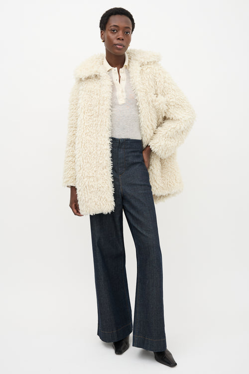 Stella McCartney Faux Fur Coat
