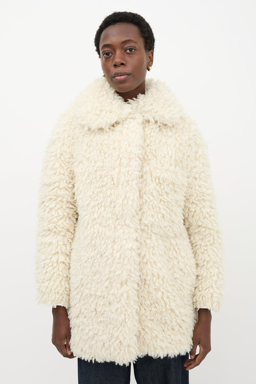 Stella McCartney Faux Fur Coat