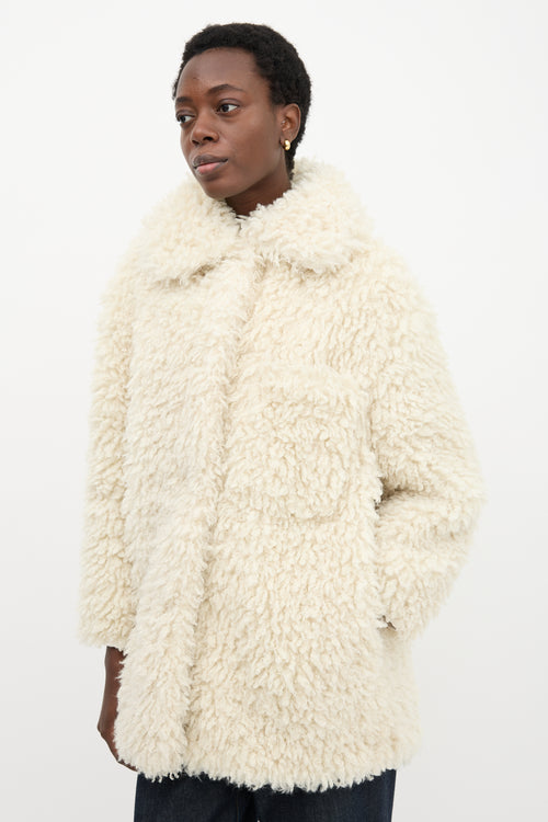 Stella McCartney Faux Fur Coat