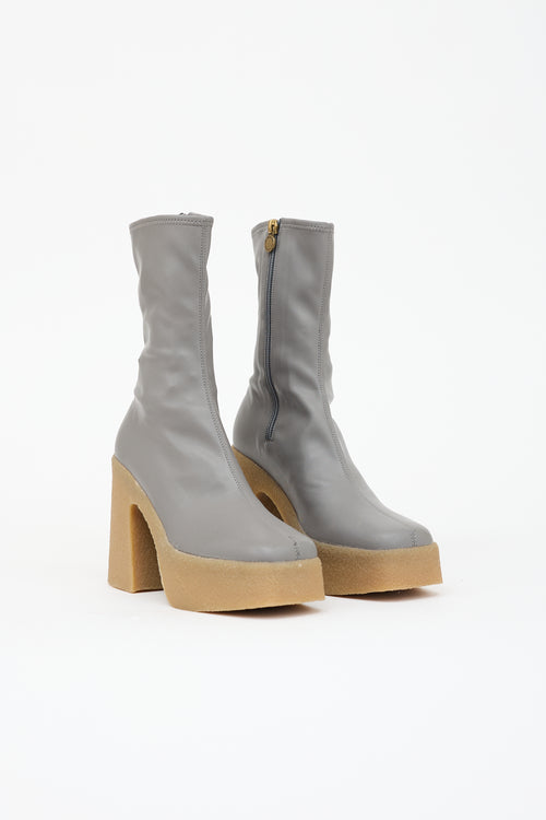 Stella McCartney Faux Leather Platform Boot