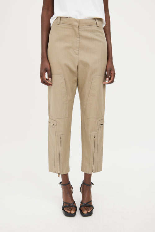 Stella McCartney Beige Cargo Trouser