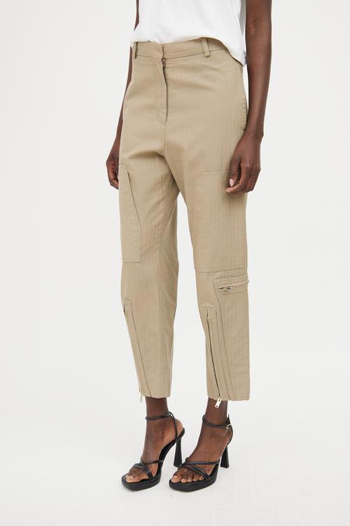 Stella McCartney Beige Cargo Trouser