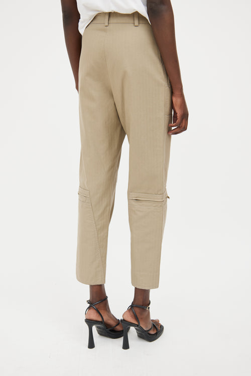 Stella McCartney Beige Cargo Trouser