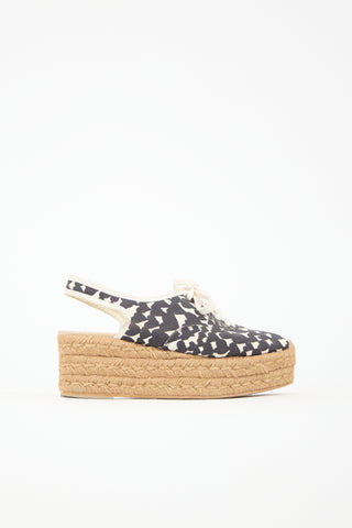 Stella McCartney Heart Platform Espadrille Sandal