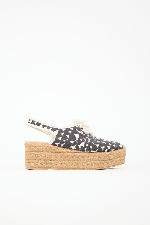 Stella McCartney Heart Platform Espadrille Sandal
