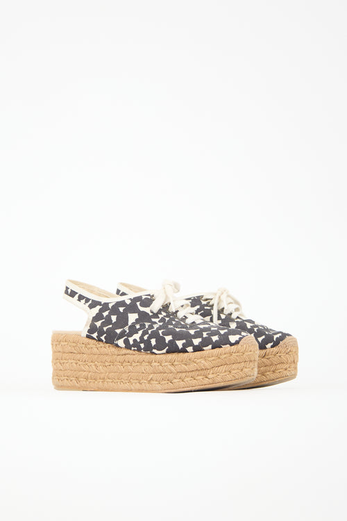 Stella McCartney Heart Platform Espadrille Sandal