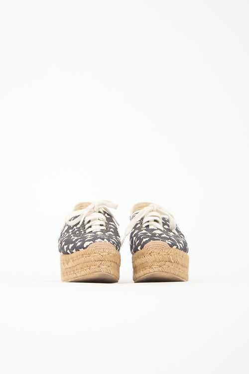 Stella McCartney Heart Platform Espadrille Sandal