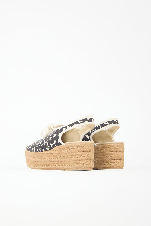 Stella McCartney Heart Platform Espadrille Sandal