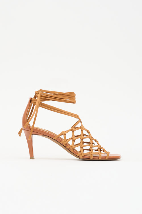 Stella McCartney Faux Leather Woven Sandal