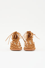 Stella McCartney Faux Leather Woven Sandal