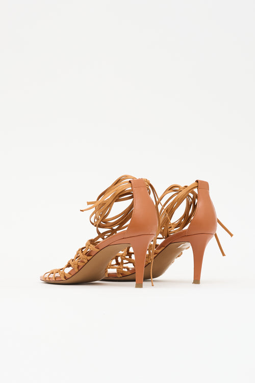 Stella McCartney Faux Leather Woven Sandal