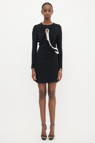 Stella McCartney Ruched Embellished Dress