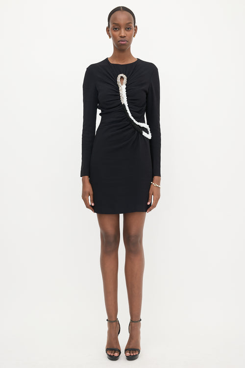 Stella McCartney Ruched Embellished Dress