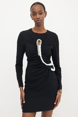 Stella McCartney Ruched Embellished Dress