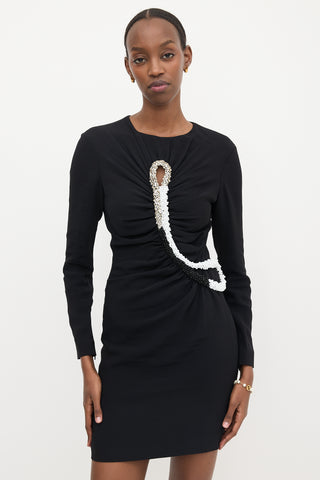 Stella McCartney Ruched Embellished Dress