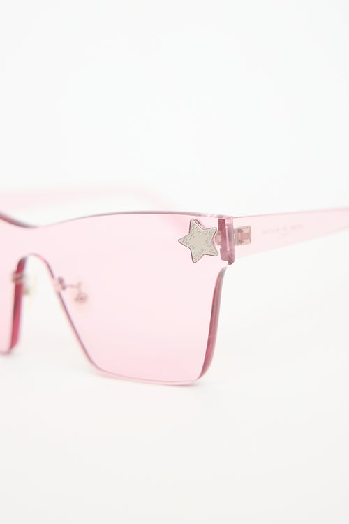 Stella McCartney SC00169S Shield Sunglasses