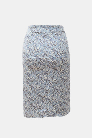 Stella McCartney SS 2011 Silk Floral Skirt