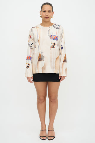 Stella McCartney Silk Printed Top