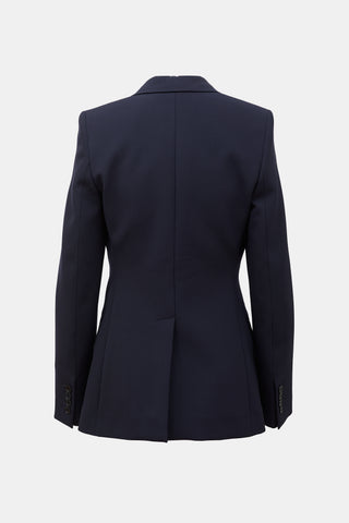 Stella McCartney Twill Single Button Blazer