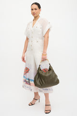Stella McCartney Wooden Handle Shoulder Bag