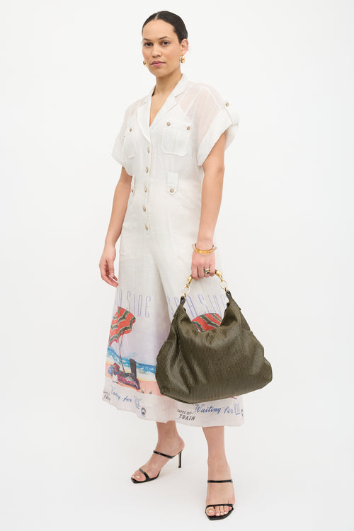 Stella McCartney Wooden Handle Shoulder Bag