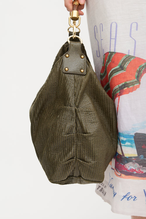 Stella McCartney Wooden Handle Shoulder Bag