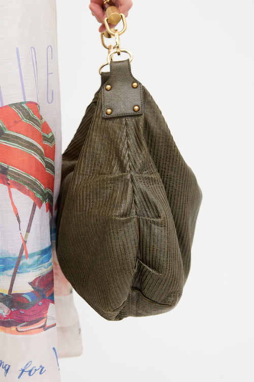 Stella McCartney Wooden Handle Shoulder Bag