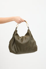 Stella McCartney Wooden Handle Shoulder Bag