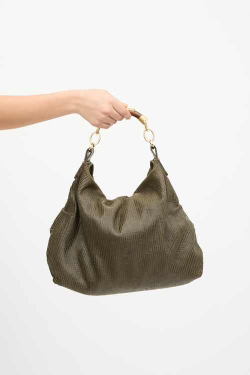 Stella McCartney Wooden Handle Shoulder Bag