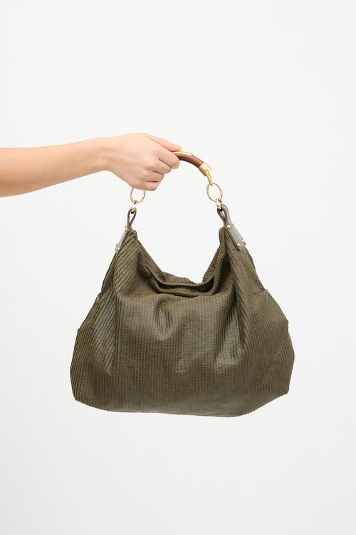 Stella McCartney Wooden Handle Shoulder Bag