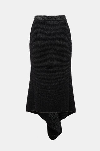 Stella McCartney Wool Knit Asymmetric Skirt