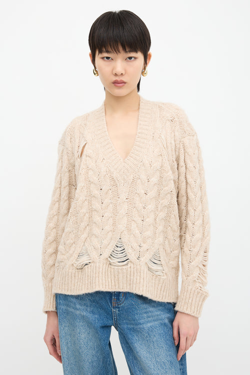 Stella McCartney Wool Ladder Stitch Sweater