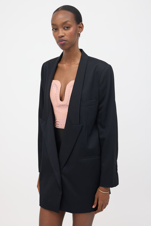 Stella McCartney Wool Single Button Blazer
