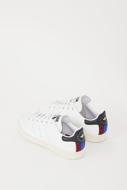 Stella McCartney X Adidas White & Multicolour Stan Smith Sneaker