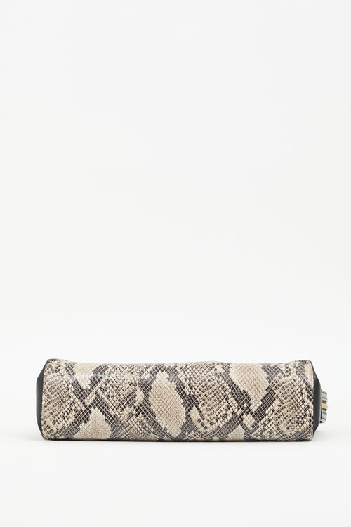 Stella McCartney Black & Multi Vegan Leather Clutch