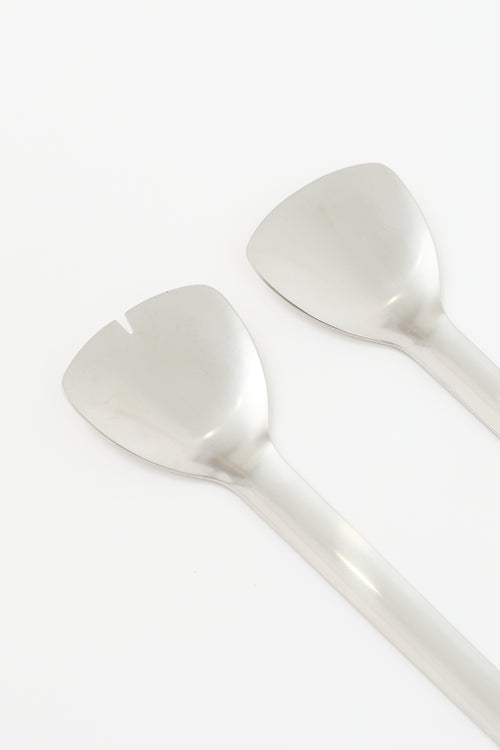 Stelton Stainless Steel 11.5" 2 Piece Serving Cutlery