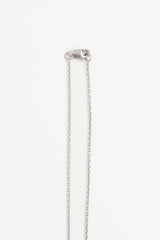 Fine Jewelry Sterling Silver Diamond Circle Pendant Necklace