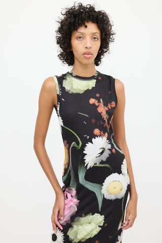 Stine Goya Black & Multi Floral SGDanya Dress