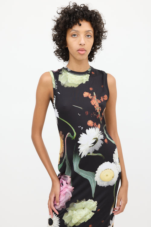 Stine Goya Black & Multi Floral SGDanya Dress