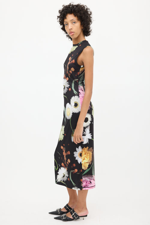 Stine Goya Black & Multi Floral SGDanya Dress