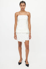 Stine Goya White & Black Floral Top Skirt Co-Ord Set