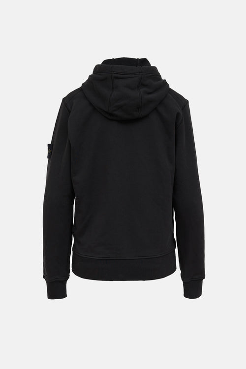 Stone Island Logo Patch Hoodie