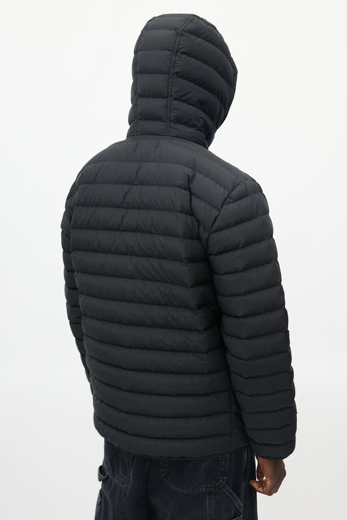 Stone Island Black Quilted Down Jacket