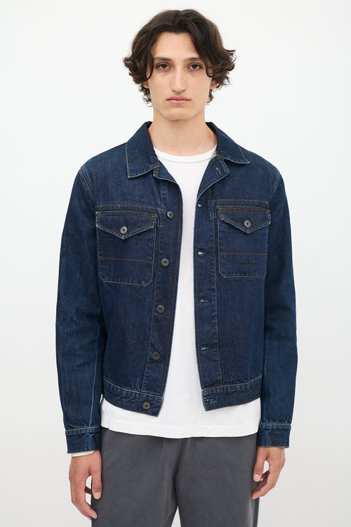 Stone Island Raw Denim Two Pocket Jacket