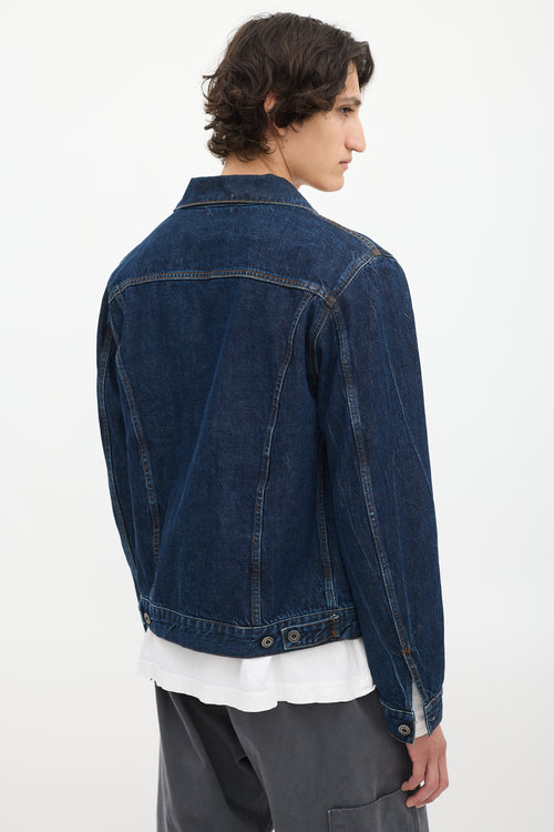 Stone Island Raw Denim Two Pocket Jacket