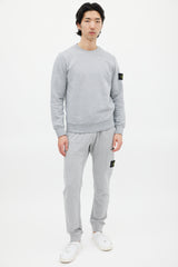 Stone Island Grey Crewneck Sweater
