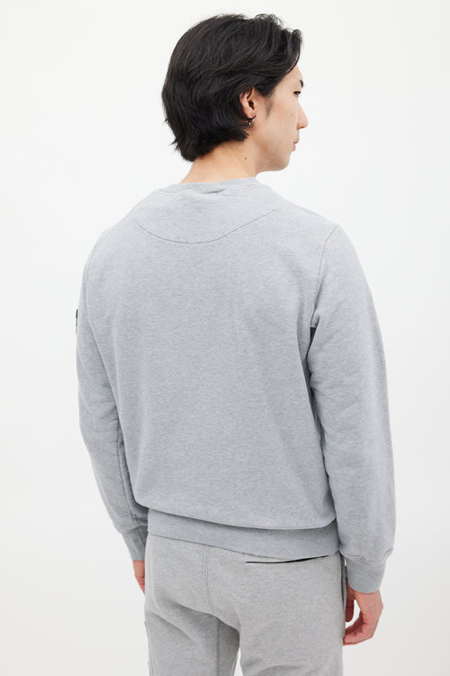 Stone Island Grey Crewneck Sweater