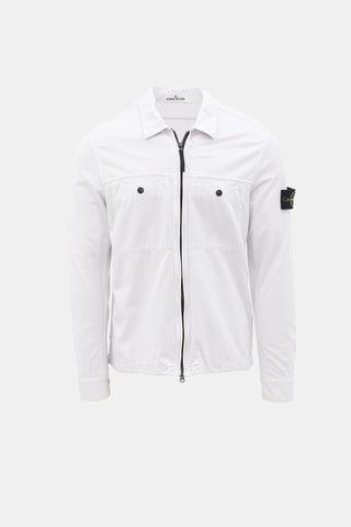 Stone Island Logo Patch Zip Jacket