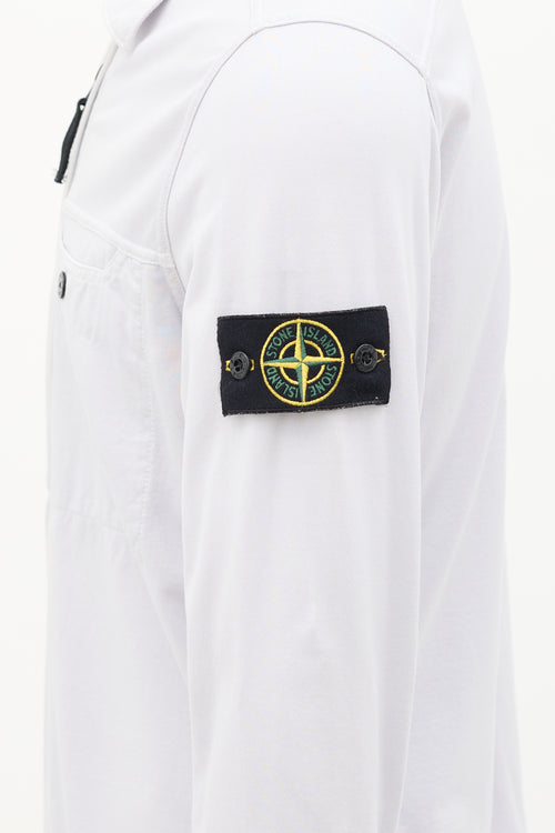 Stone Island Logo Patch Zip Jacket