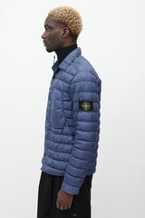 Stone Island Navy Quilted Down Jacket